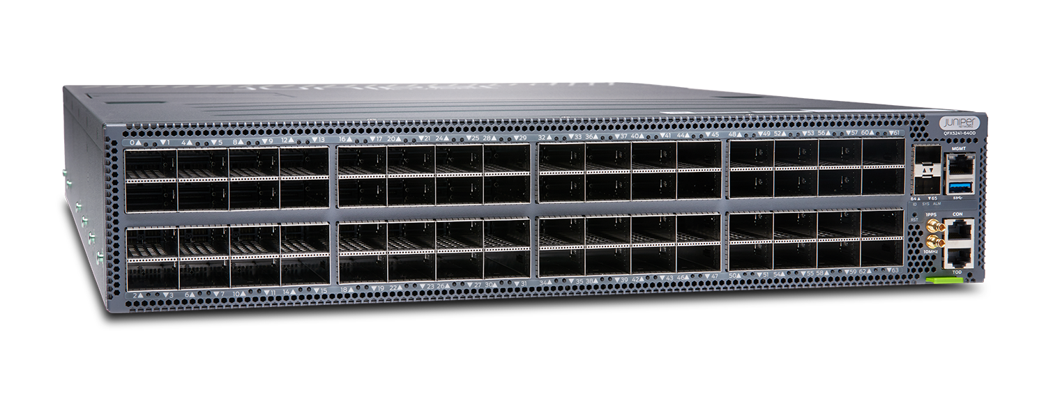 QFX5241-64OD 800GbE switch QFX5241-64OD 800GbE switch